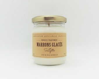 Chestnuts - handcrafted scented soy wax candle