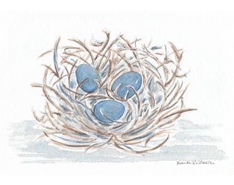 Bird's Nest Giclee Print