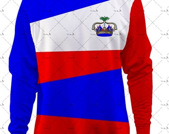Crewneck Haiti Parfais for mother of the Haitian flag or the indepence day