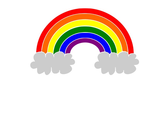 Download Rainbow SVG / Cut File / Cricut / Silhouette / Cameo / paper