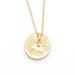 Hand Made LIBRA Zodiac Sign Constellation Necklace 18K Gold