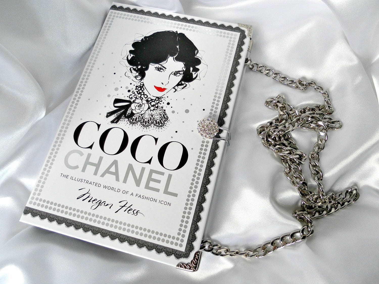 Book Purse Handbag Coco Chanel Fashion Book Handbag