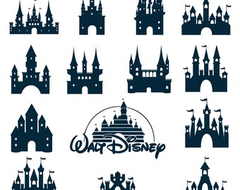 Disney Castle Svg/Eps/Png/Jpg/Cliparts,Printable, Silhouette and Cricut File !!!