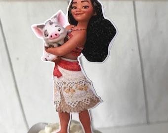 Moana cupcake toppers, Moana inspired party, Moana birthday, Moana tableware. Ct 12