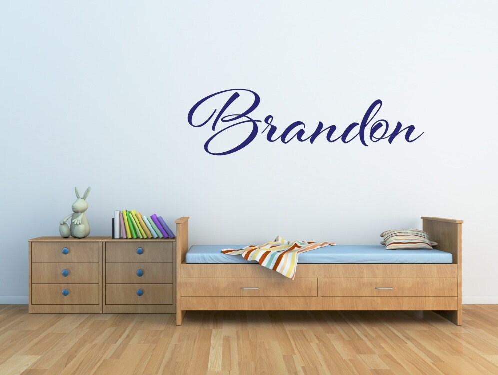Boys Wall Decals Personalized Name Wall Decal Childrens