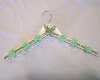 Wood Clothes Hanger Jewelry Holder Storage Display