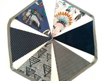 Fabric bunting / garland / flags / nursery decor