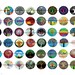 Digital images for cabochon or image transfer 25042