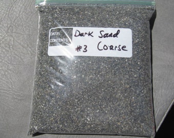 3lbs. Dark Beach Sand, Project Sand,Wishing Sand, Wedding Decor