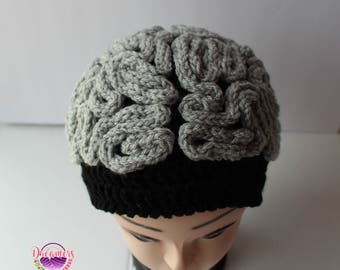 Brain Hat ,Crocheted, Ready to Ship,Science March,Earth day