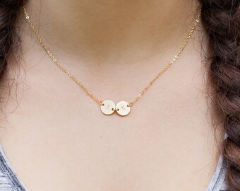 Dainty Gold Silver Rose Charm Personalized Necklace Personalized Womens Dainty Necklace Personalized Jewelry Personalized gift for Women
