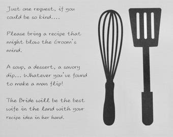 Free Printable Bridal Shower Recipe Cards Free Printable Bridal Shower Recipe Cards
