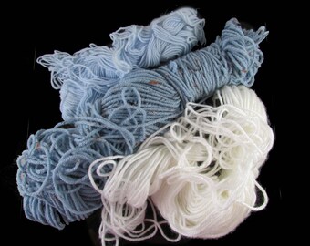 Lot of 3 partial skeins of yarn- as shown in photo