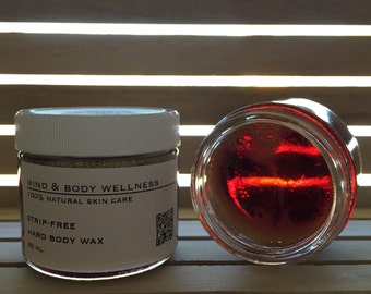 100% Natural Hard Sugar Wax - Strip-Free Face and Body Wax
