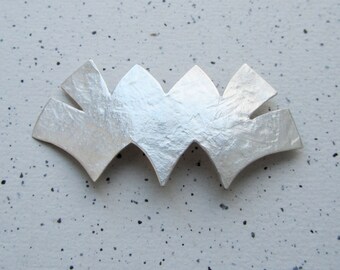 Sterling Silver "Triple" Brooch