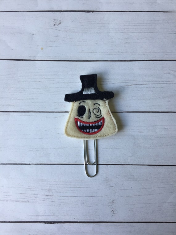 Mayor Planner Clip. Nightmare Before Christmas Planner Clip. Movie Planner Clip. Halloween Planner Clip.