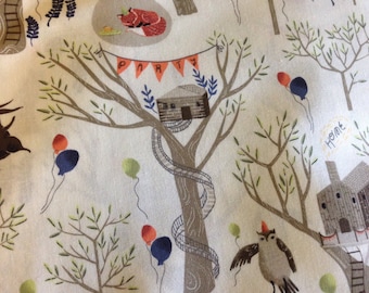 SALE - Crib Sheet - Treetop Party