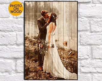 Rustic wedding gifts for Bridal shower gift Wood Photo Personalised wedding gift for Couples gift for Men gift for Women Wood picture frame