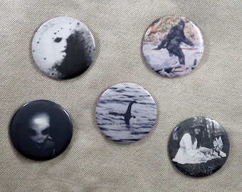 Set of Cryptozoology pins