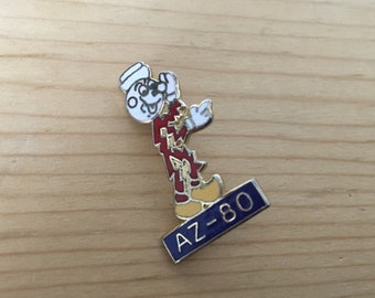 1980 Reddy Kilowatt Pin AZ-80 1.25 Inches Tall