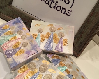 Mini Handpainted angels (customize)
