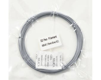 Silver for 5 meters x 3D pen filament
