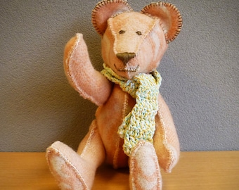 Bear made of blanket