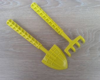 Toy shovel rake or beach decor