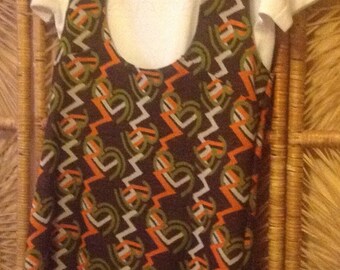 Vintage Pinafore Dress &Top