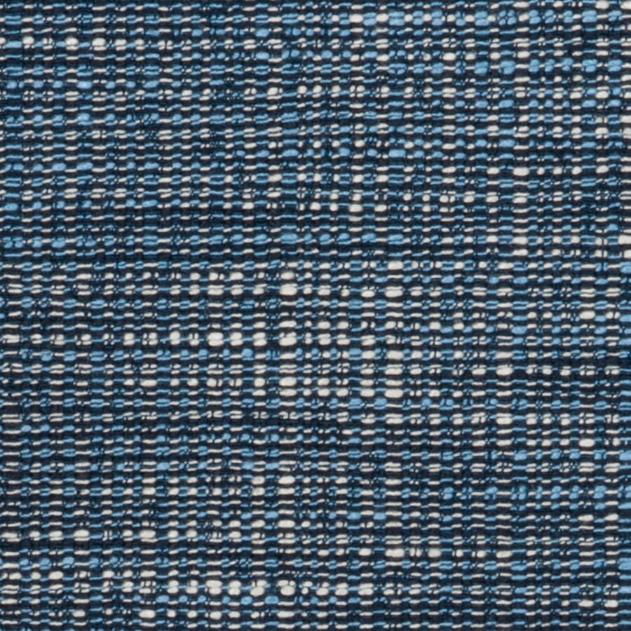 Dark Blue Tweed Upholstery Fabric Light Blue Material for