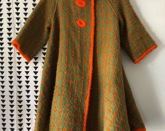 Vintage, 50s, 60s, mad men, over coat