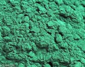 Teal Sea Green Chromium Oxide Pigment Powder used in Eye Shadows Base, Clay, Dry Mediums, Ceramics, Paint, Soaps, Cream Cosmetic Industries