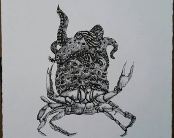Symbiotic Agreement - Limited Edition Stone Lithography on BFK Rives - 10 3/4 x 12 inches