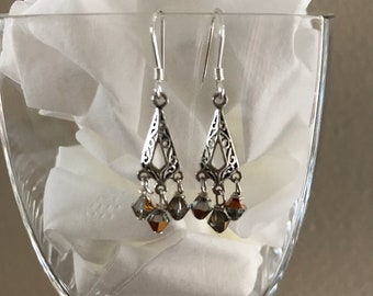 Topaz Crystal Chandeliers
