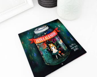 2018 Calendar - Whimsical Art - Wall Calendar