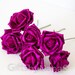 Silver glitter roses for Ashley