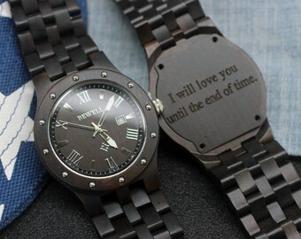 Wood Watch, Wooden watch,Personalized Wood Watch,Wood Watch men,Mens wooden watches,Wedding Gift,Wood Watches for him,Watch Husband Gift