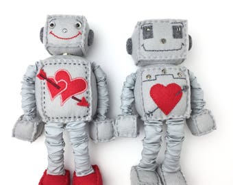 Robot plush | Etsy