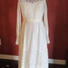 Ivory wedding dress, Vintage display dress, 1970's Wedding dress, Alfred Angelo dress, Vintage lace dress, Old Wedding dress, Lace dress
