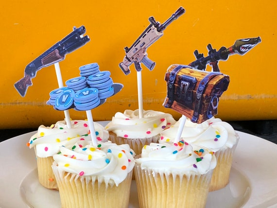 FORTNITE cupcake toppersFortnite birthday party fortnite - 570 x 428 jpeg 51kB