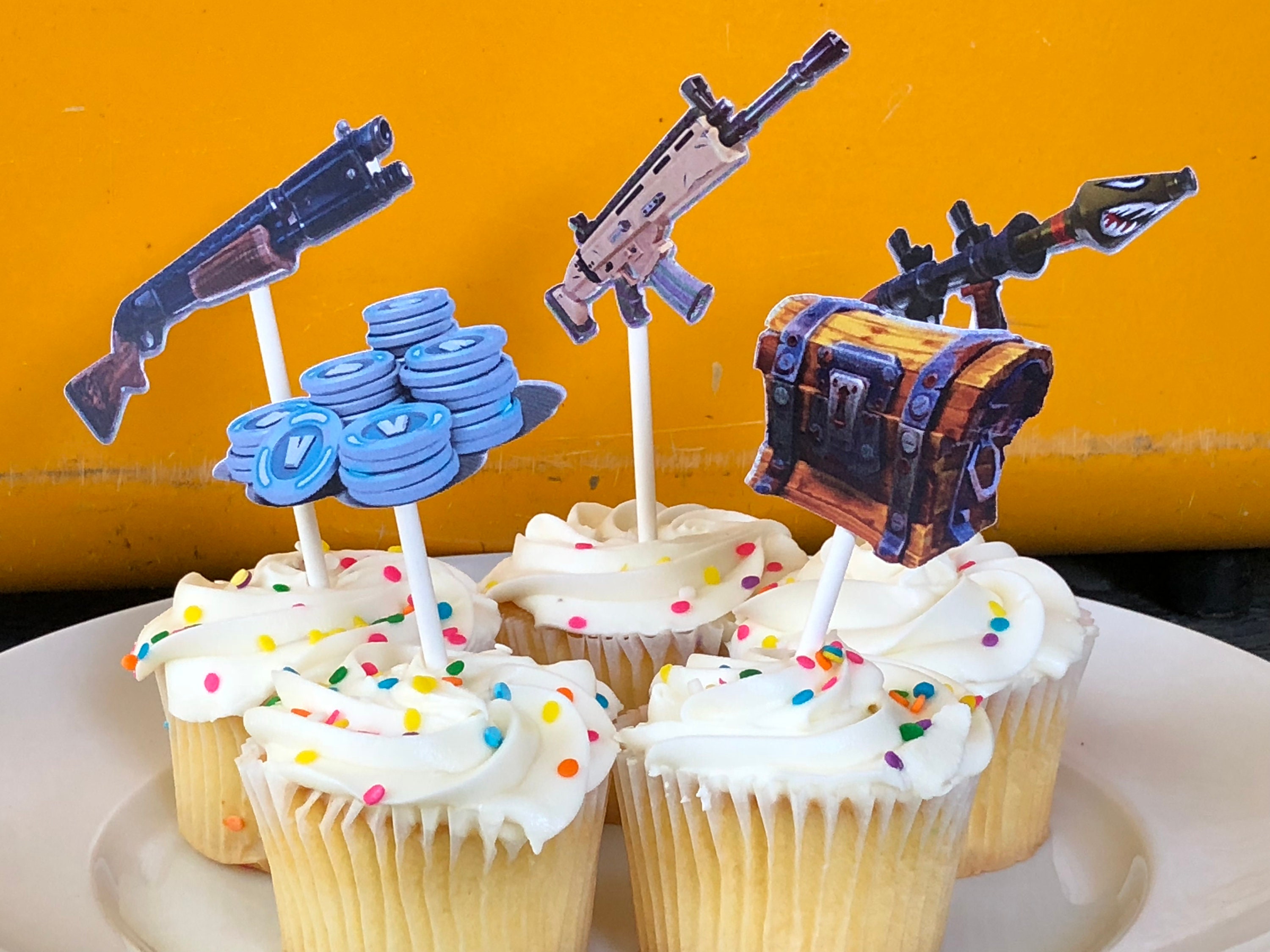 FORTNITE cupcake toppersFortnite birthday party fortnite