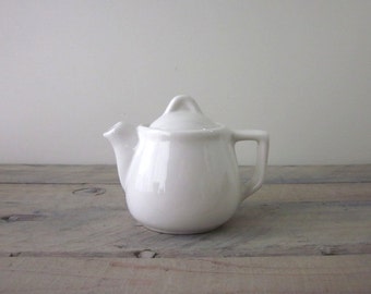 White China Teapot Restaurant Ware H. F. Coors