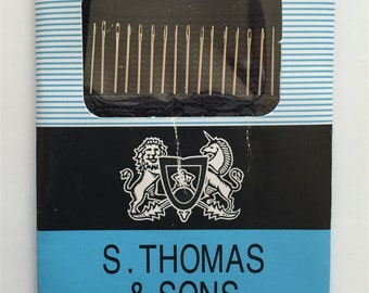 S. Thomas & Sons Betweens size 10 Hand Sewing Needles pkg of 20
