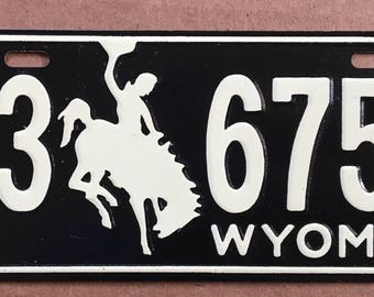 1953 Wheaties Collectible Children's Bicycle License Plate State of Washington General Mills