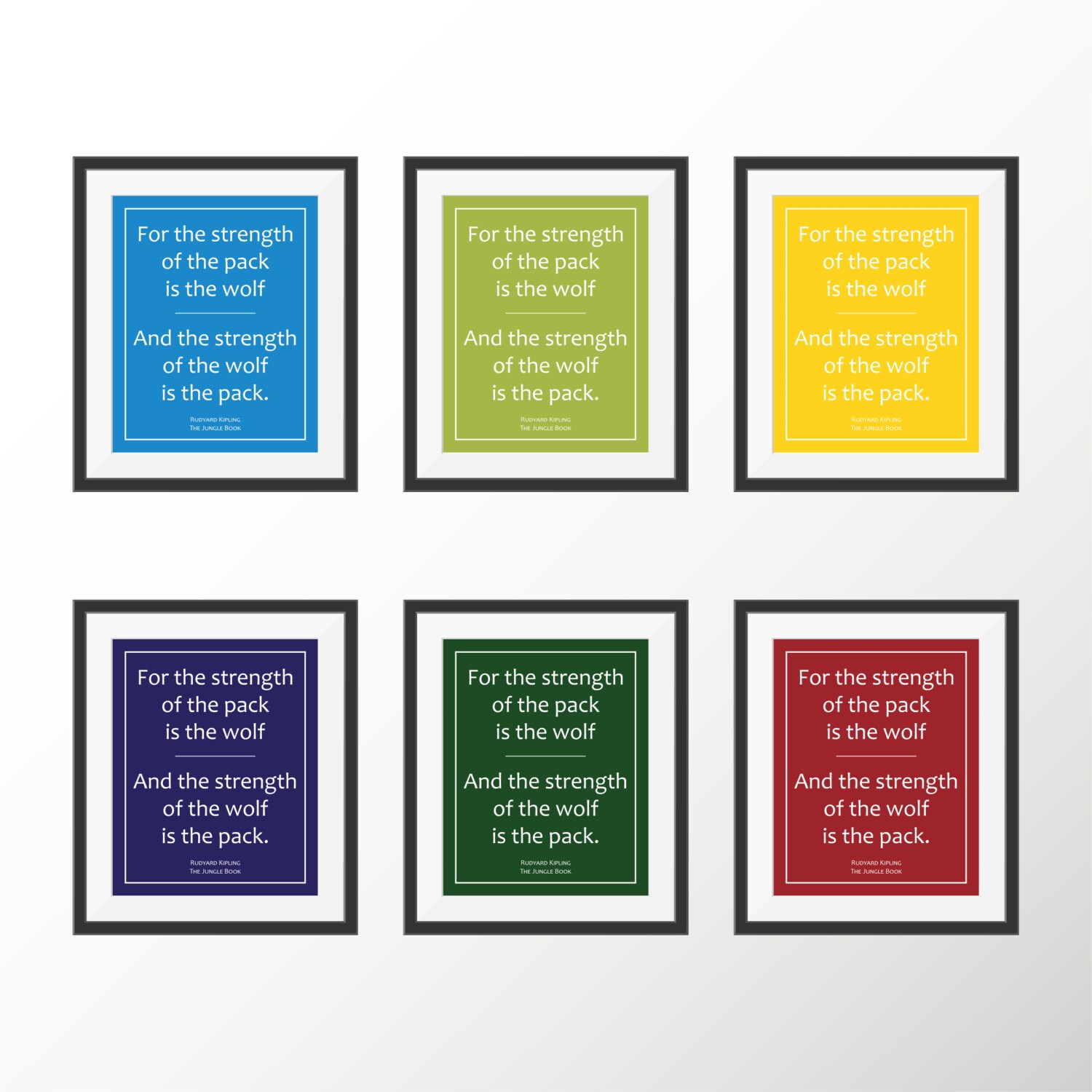 jungle book quotes wolf print art rudyard kipling family quote