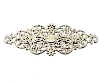 Filigree silver plated 6.2 cm print
