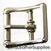 1" buckle - center bar - true roller - 10 pack - nickel plated steel buckles (#1231)