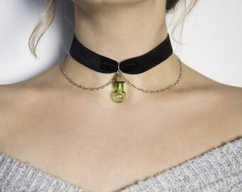 Magic Vial Black Velvet Choker