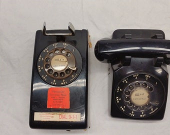 Vintage Rotary Dial Wall & Desk Phone Lot
