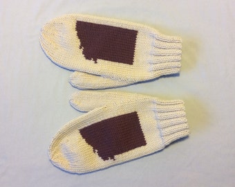 Hand Knit Merino Wool Montana Mittens